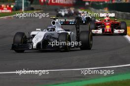 Valtteri Bottas (FIN) Williams FW36. 24.08.2014. Formula 1 World Championship, Rd 12, Belgian Grand Prix, Spa Francorchamps, Belgium, Race Day.