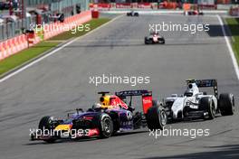 Sebastian Vettel (GER), Red Bull Racing  24.08.2014. Formula 1 World Championship, Rd 12, Belgian Grand Prix, Spa Francorchamps, Belgium, Race Day.