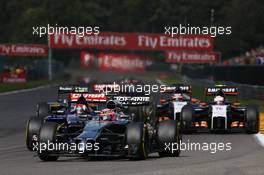 Jenson Button (GBR) McLaren MP4-29. 24.08.2014. Formula 1 World Championship, Rd 12, Belgian Grand Prix, Spa Francorchamps, Belgium, Race Day.