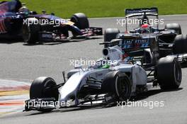 Felipe Massa (BRA), Williams F1 Team  24.08.2014. Formula 1 World Championship, Rd 12, Belgian Grand Prix, Spa Francorchamps, Belgium, Race Day.