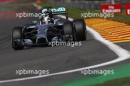 Lewis Hamilton (GBR) Mercedes AMG F1 W05. 24.08.2014. Formula 1 World Championship, Rd 12, Belgian Grand Prix, Spa Francorchamps, Belgium, Race Day.