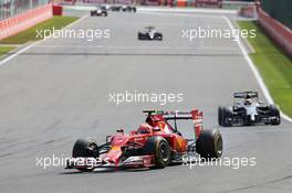 Kimi Raikkonen (FIN) Ferrari F14-T. 24.08.2014. Formula 1 World Championship, Rd 12, Belgian Grand Prix, Spa Francorchamps, Belgium, Race Day.