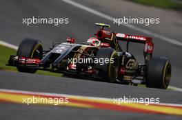 Pastor Maldonado (VEN) Lotus F1 E21. 23.08.2014. Formula 1 World Championship, Rd 12, Belgian Grand Prix, Spa Francorchamps, Belgium, Qualifying Day.