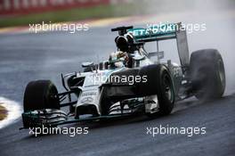 Lewis Hamilton (GBR) Mercedes AMG F1 W05. 23.08.2014. Formula 1 World Championship, Rd 12, Belgian Grand Prix, Spa Francorchamps, Belgium, Qualifying Day.