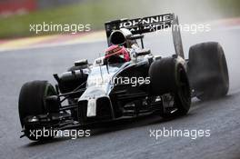Jenson Button (GBR) McLaren MP4-29. 23.08.2014. Formula 1 World Championship, Rd 12, Belgian Grand Prix, Spa Francorchamps, Belgium, Qualifying Day.
