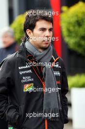 Sergio Perez (MEX) Sahara Force India F1. 23.08.2014. Formula 1 World Championship, Rd 12, Belgian Grand Prix, Spa Francorchamps, Belgium, Qualifying Day.