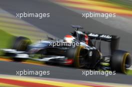 Adrian Sutil (GER) Sauber C33. 23.08.2014. Formula 1 World Championship, Rd 12, Belgian Grand Prix, Spa Francorchamps, Belgium, Qualifying Day.