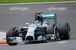 Nico Rosberg (GER) Mercedes AMG F1 W05. 23.08.2014. Formula 1 World Championship, Rd 12, Belgian Grand Prix, Spa Francorchamps, Belgium, Qualifying Day.