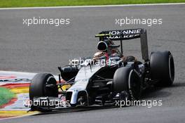 Kevin Magnussen (DEN) McLaren MP4-29. 23.08.2014. Formula 1 World Championship, Rd 12, Belgian Grand Prix, Spa Francorchamps, Belgium, Qualifying Day.