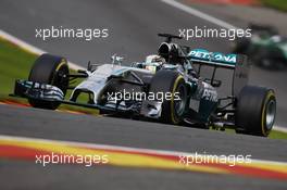 Lewis Hamilton (GBR) Mercedes AMG F1 W05. 23.08.2014. Formula 1 World Championship, Rd 12, Belgian Grand Prix, Spa Francorchamps, Belgium, Qualifying Day.