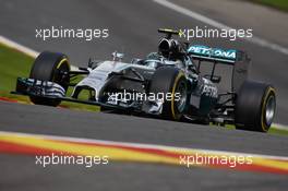 Nico Rosberg (GER) Mercedes AMG F1 W05. 23.08.2014. Formula 1 World Championship, Rd 12, Belgian Grand Prix, Spa Francorchamps, Belgium, Qualifying Day.