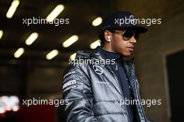 Lewis Hamilton (GBR) Mercedes AMG F1 on the drivers parade. 24.08.2014. Formula 1 World Championship, Rd 12, Belgian Grand Prix, Spa Francorchamps, Belgium, Race Day.