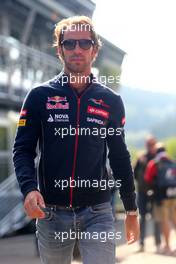 Jean-Eric Vergne (FRA), Scuderia Toro Rosso   21.08.2014. Formula 1 World Championship, Rd 12, Belgian Grand Prix, Spa Francorchamps, Belgium, Preparation Day.