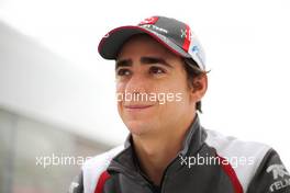 Esteban Gutierrez (MEX), Sauber F1 Team  21.08.2014. Formula 1 World Championship, Rd 12, Belgian Grand Prix, Spa Francorchamps, Belgium, Preparation Day.