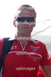 Max Chilton (GBR), Marussia F1 Team  21.08.2014. Formula 1 World Championship, Rd 12, Belgian Grand Prix, Spa Francorchamps, Belgium, Preparation Day.