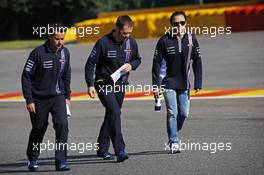 Felipe Massa (BRA) Williams walks the circuit. 21.08.2014. Formula 1 World Championship, Rd 12, Belgian Grand Prix, Spa Francorchamps, Belgium, Preparation Day.