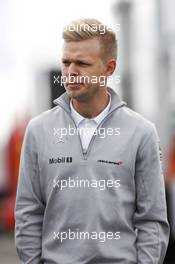 Kevin Magnussen (DEN) McLaren. 21.08.2014. Formula 1 World Championship, Rd 12, Belgian Grand Prix, Spa Francorchamps, Belgium, Preparation Day.