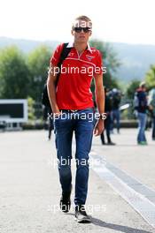Max Chilton (GBR) Marussia F1 Team. 21.08.2014. Formula 1 World Championship, Rd 12, Belgian Grand Prix, Spa Francorchamps, Belgium, Preparation Day.