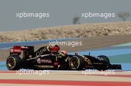 Pastor Maldonado (VEN) Lotus F1 E21. 04.04.2014. Formula 1 World Championship, Rd 3, Bahrain Grand Prix, Sakhir, Bahrain, Practice Day