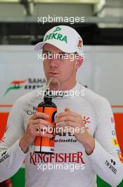 Nico Hulkenberg (GER) Sahara Force India F1. 04.04.2014. Formula 1 World Championship, Rd 3, Bahrain Grand Prix, Sakhir, Bahrain, Practice Day