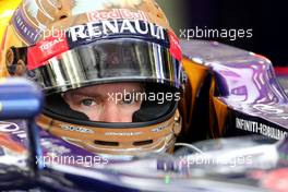 Sebastian Vettel (GER), Red Bull Racing  04.04.2014. Formula 1 World Championship, Rd 3, Bahrain Grand Prix, Sakhir, Bahrain, Practice Day
