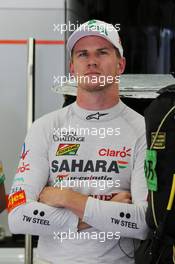 Nico Hulkenberg (GER) Sahara Force India F1. 04.04.2014. Formula 1 World Championship, Rd 3, Bahrain Grand Prix, Sakhir, Bahrain, Practice Day