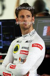 Romain Grosjean (FRA) Lotus F1 Team. 04.04.2014. Formula 1 World Championship, Rd 3, Bahrain Grand Prix, Sakhir, Bahrain, Practice Day
