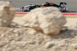Sergio Perez (MEX), Sahara Force India  04.04.2014. Formula 1 World Championship, Rd 3, Bahrain Grand Prix, Sakhir, Bahrain, Practice Day