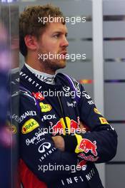 Sebastian Vettel (GER) Red Bull Racing. 04.04.2014. Formula 1 World Championship, Rd 3, Bahrain Grand Prix, Sakhir, Bahrain, Practice Day