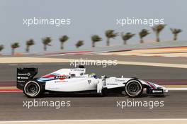 Felipe Massa (BRA) Williams FW36. 04.04.2014. Formula 1 World Championship, Rd 3, Bahrain Grand Prix, Sakhir, Bahrain, Practice Day