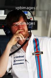 Rob Smedley (GBR) Williams Head of Vehicle Performance. 04.04.2014. Formula 1 World Championship, Rd 3, Bahrain Grand Prix, Sakhir, Bahrain, Practice Day
