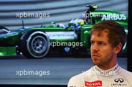 Sebastian Vettel (GER) Red Bull Racing. 04.04.2014. Formula 1 World Championship, Rd 3, Bahrain Grand Prix, Sakhir, Bahrain, Practice Day