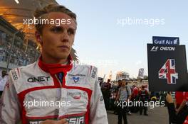 Max Chilton (GBR) Marussia F1 Team on the grid. 06.04.2014. Formula 1 World Championship, Rd 3, Bahrain Grand Prix, Sakhir, Bahrain, Race Day.