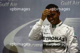 1st place Lewis Hamilton (GBR) Mercedes AMG F1 W05. 06.04.2014. Formula 1 World Championship, Rd 3, Bahrain Grand Prix, Sakhir, Bahrain, Race Day.