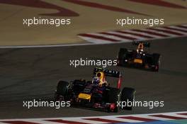 Daniel Ricciardo (AUS) Red Bull Racing RB10. 06.04.2014. Formula 1 World Championship, Rd 3, Bahrain Grand Prix, Sakhir, Bahrain, Race Day.