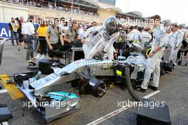 Nico Rosberg (GER), Mercedes AMG F1 Team  06.04.2014. Formula 1 World Championship, Rd 3, Bahrain Grand Prix, Sakhir, Bahrain, Race Day.