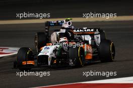 Nico Hulkenberg (GER) Sahara Force India F1 VJM07. 06.04.2014. Formula 1 World Championship, Rd 3, Bahrain Grand Prix, Sakhir, Bahrain, Race Day.