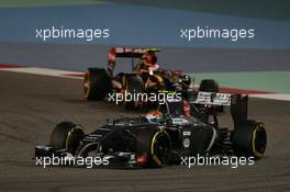 Adrian Sutil (GER) Sauber C33. 06.04.2014. Formula 1 World Championship, Rd 3, Bahrain Grand Prix, Sakhir, Bahrain, Race Day.