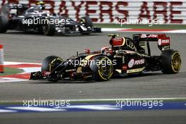 Pastor Maldonado (VEN), Lotus F1 Team  06.04.2014. Formula 1 World Championship, Rd 3, Bahrain Grand Prix, Sakhir, Bahrain, Race Day.