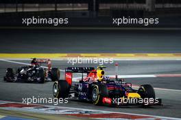 Daniel Ricciardo (AUS) Red Bull Racing RB10. 06.04.2014. Formula 1 World Championship, Rd 3, Bahrain Grand Prix, Sakhir, Bahrain, Race Day.