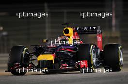 Sebastian Vettel (GER) Red Bull Racing RB10. 06.04.2014. Formula 1 World Championship, Rd 3, Bahrain Grand Prix, Sakhir, Bahrain, Race Day.