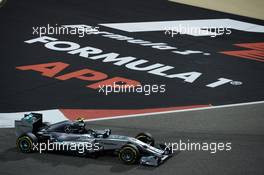 Nico Rosberg (GER) Mercedes AMG F1 W05. 06.04.2014. Formula 1 World Championship, Rd 3, Bahrain Grand Prix, Sakhir, Bahrain, Race Day.