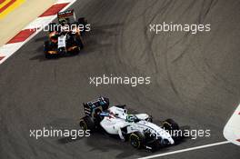 Felipe Massa (BRA) Williams FW36. 06.04.2014. Formula 1 World Championship, Rd 3, Bahrain Grand Prix, Sakhir, Bahrain, Race Day.