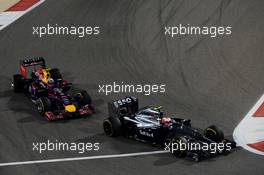 Kevin Magnussen (DEN) McLaren MP4-29. 06.04.2014. Formula 1 World Championship, Rd 3, Bahrain Grand Prix, Sakhir, Bahrain, Race Day.