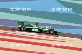 Kamui Kobayashi (JPN) Caterham CT05. 05.04.2014. Formula 1 World Championship, Rd 3, Bahrain Grand Prix, Sakhir, Bahrain, Qualifying Day.