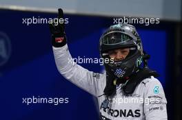 pole for Nico Rosberg (GER) Mercedes AMG F1. 05.04.2014. Formula 1 World Championship, Rd 3, Bahrain Grand Prix, Sakhir, Bahrain, Qualifying Day.
