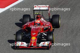 Kimi Raikkonen (FIN) Ferrari F14-T. 05.04.2014. Formula 1 World Championship, Rd 3, Bahrain Grand Prix, Sakhir, Bahrain, Qualifying Day.