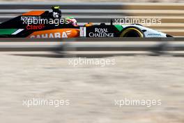 Sergio Perez (MEX), Sahara Force India  05.04.2014. Formula 1 World Championship, Rd 3, Bahrain Grand Prix, Sakhir, Bahrain, Qualifying Day.