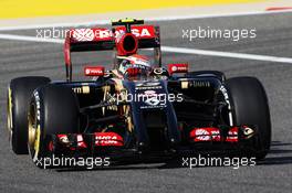 Pastor Maldonado (VEN) Lotus F1 E21. 05.04.2014. Formula 1 World Championship, Rd 3, Bahrain Grand Prix, Sakhir, Bahrain, Qualifying Day.
