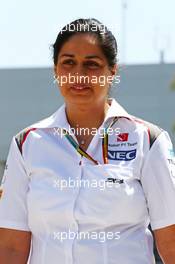 Monisha Kaltenborn (AUT) Sauber Team Principal. 05.04.2014. Formula 1 World Championship, Rd 3, Bahrain Grand Prix, Sakhir, Bahrain, Qualifying Day.